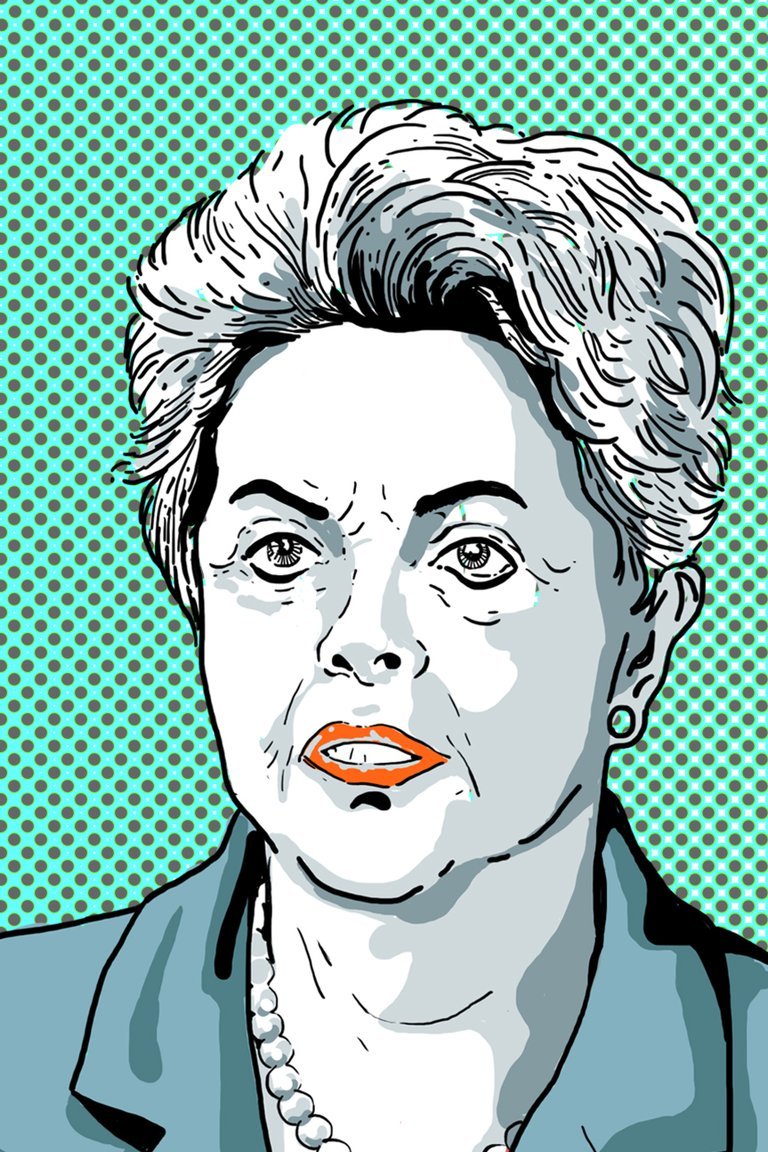Illustration Dilma Roussef
