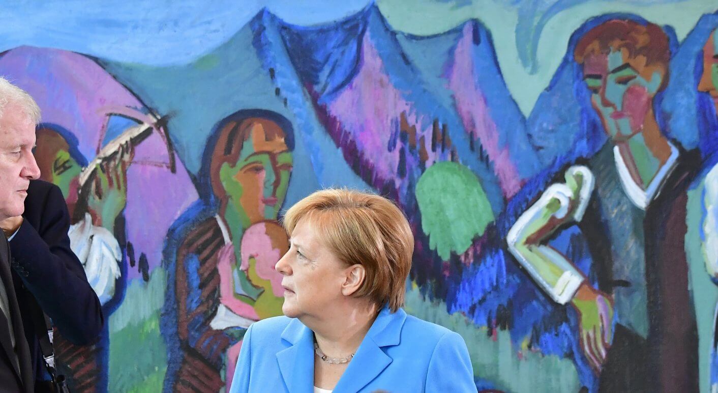 Horst Seehofer und Angela Merkel am 13 Juni in Berlin © Tobias Schwarz AFP