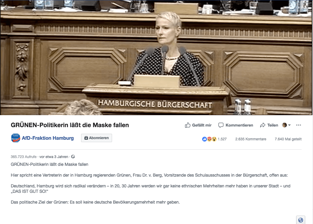 Ein Verdrehtes Zitat Der Grunen Politikerin Stefanie Von Berg Kursiert Immer Wieder Online