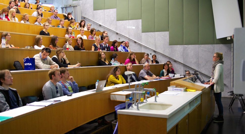 Hörsaal an der Universität Salzburg