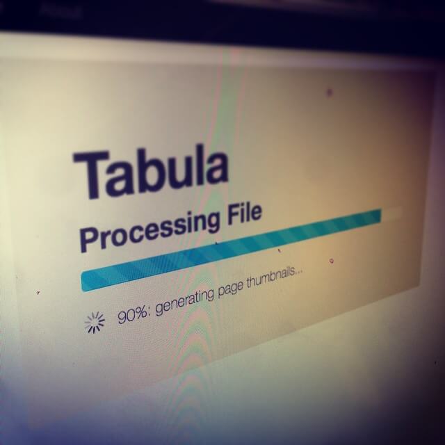 Tabula Processing File