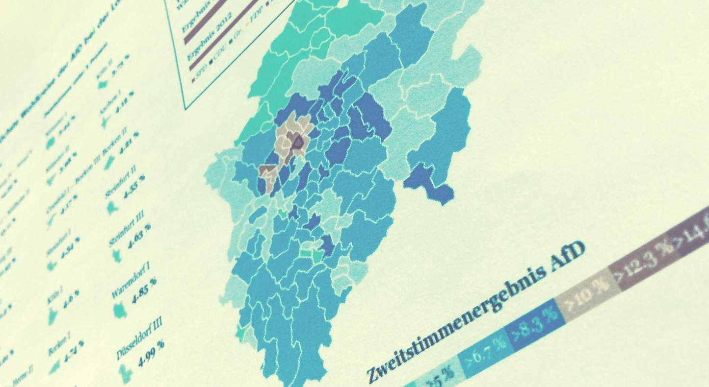 Wahlkarte AfD in NRW: die Tops und Flops der Rechtspopulisten ...