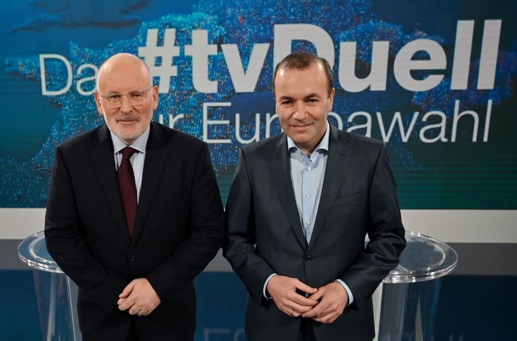 GERMANY-EU-VOTE-POLITICS-TV DEBATE