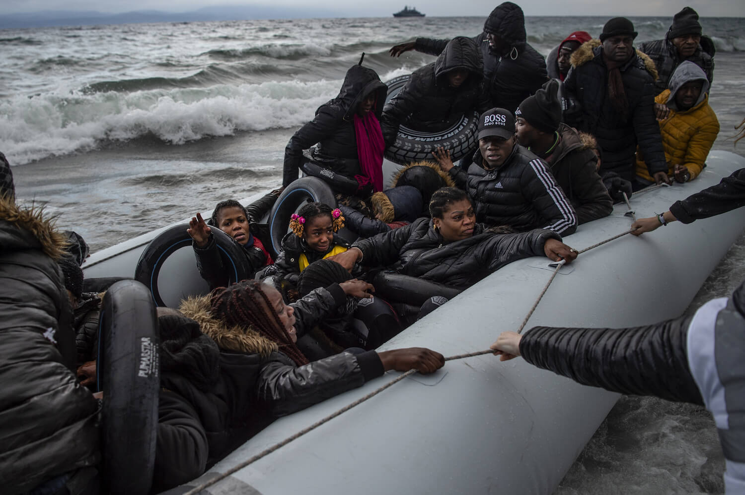 Flüchtlinge auf Lesbos