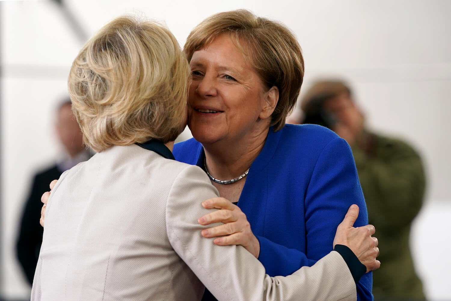 Angela Merkel trifft Ursula von der Leyen im Januar 2020
