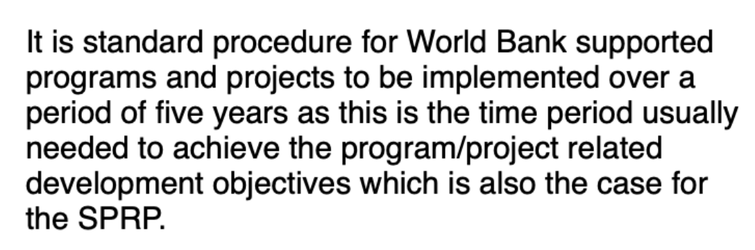 Ein Ausschnitt aus der E-Mail eines Sprechers der Weltbank an CORRECTIV. (Screenshot: CORRECTIV)