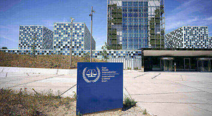 Die Aufnahme zeigt den Internationalen Strafgerichtshof in Den Haag.
