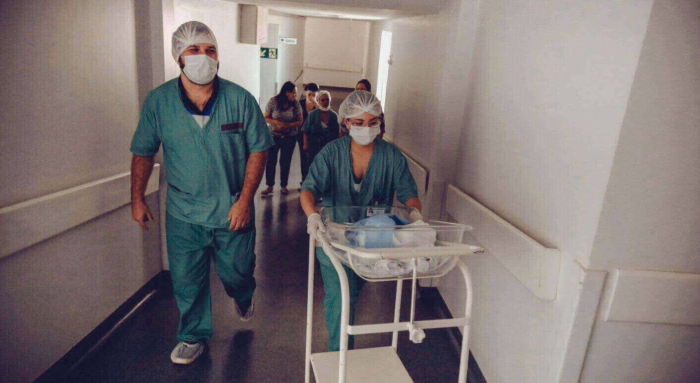 Personal im Krankenhaus
