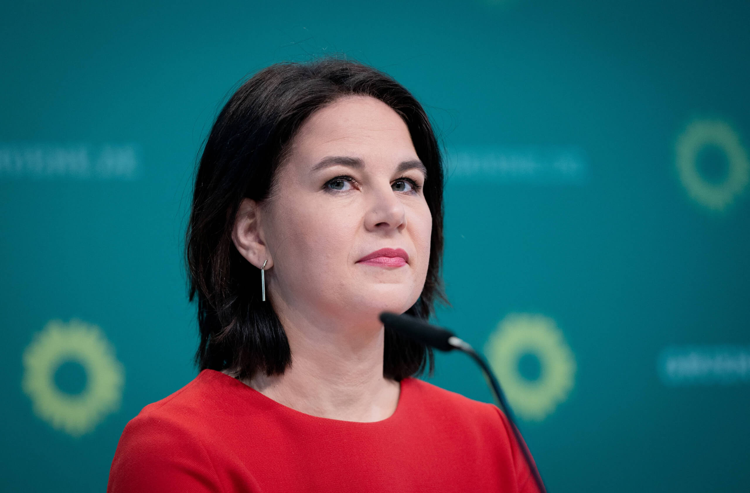Nahaufnahme der Grünen-Politikerin Annalena Baerbock
