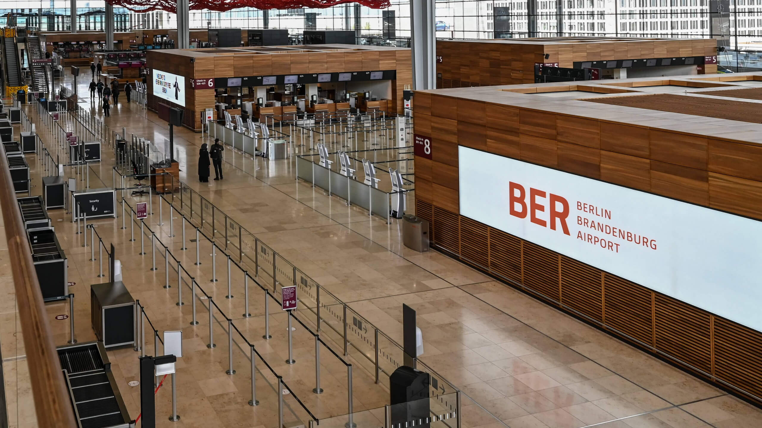 BER - der Flughafen Berlin-Brandenburg als Archivfoto