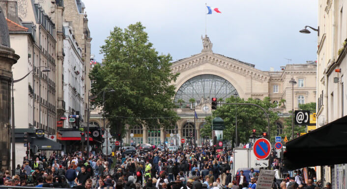 Demonstration in Paris