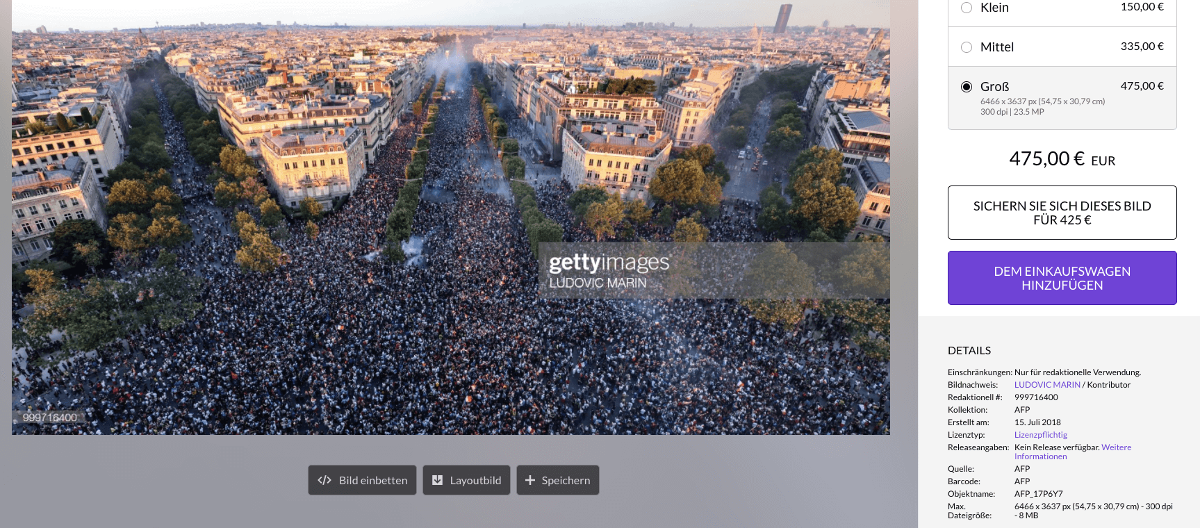 Fotos aus Paris von 2018
