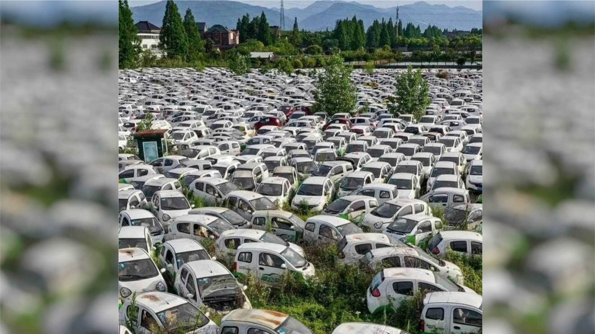 Ausrangierte E-Auto s in China