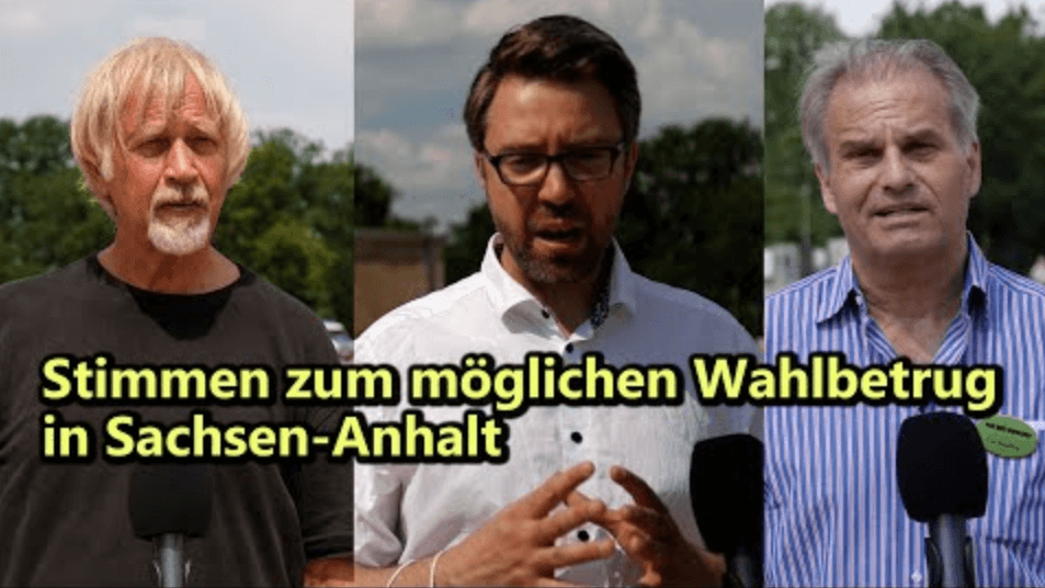 Wodarg, Fuellmich und Siber von Die Basis über angeblichen Wahlbetrug in Sachsen-Anhalt