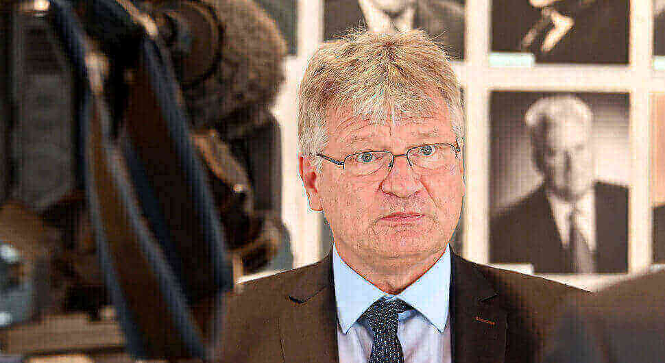AfD-Chef Jörg Meuthen und sein Freund aus der Schweiz