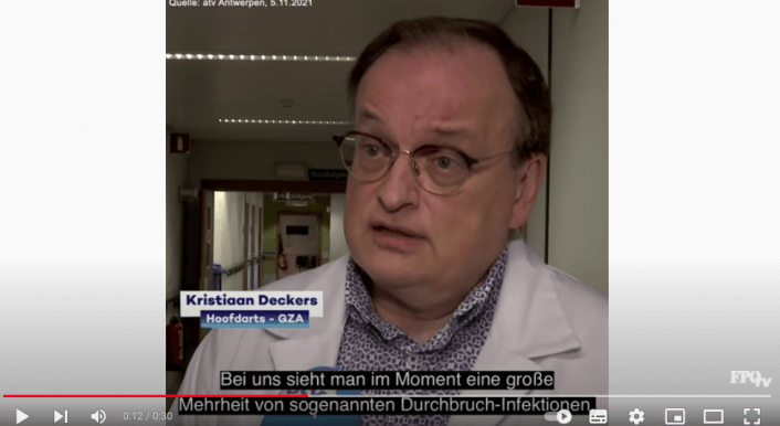 Kristiaan Deckers, Krankenhaus Antwerpen im Interview