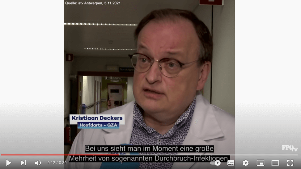 Kristiaan Deckers, Krankenhaus Antwerpen im Interview