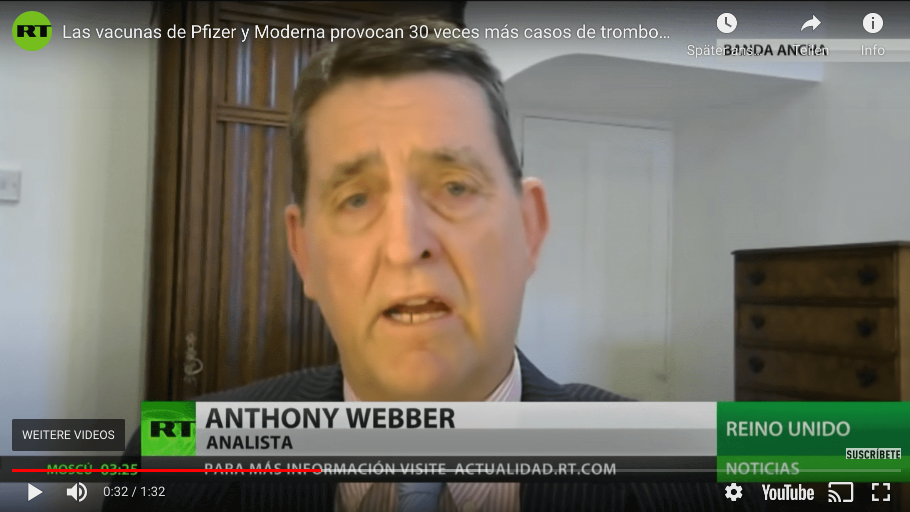 Anthony Webber bei RT Spanisch