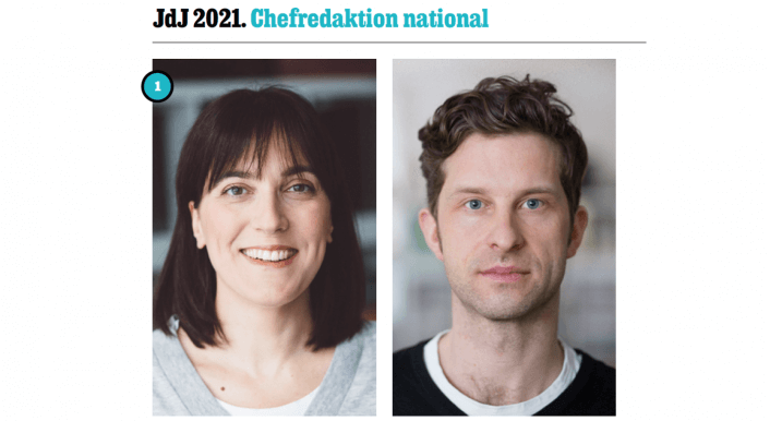 Chefredaktion des Jahres 2021
