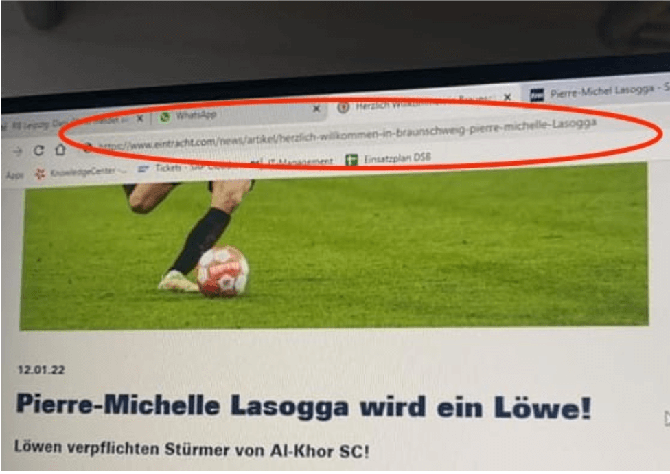 Falschmeldung Wechsel von Lasogga zu Eintracht Braunschweig