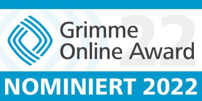 Grimme-Online-Award: Wir sind zweimal nominiert!