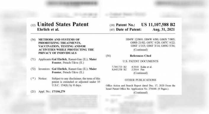 Patent von einer Anwaltskanzlei in Israel