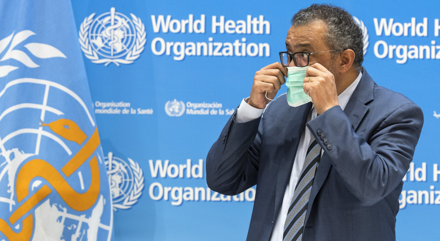 Der Generaldirektor der WHO, Tedros Adhanom Ghebreyesus