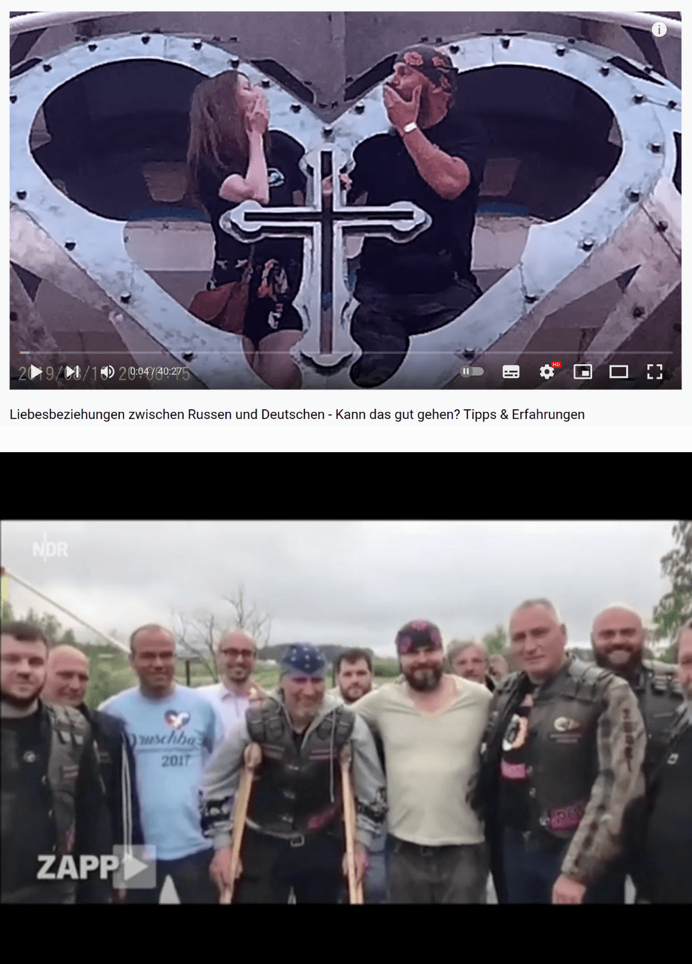 Oben: Alina Lipp und Owe Schattauer bei einer sogenannten Friedensfahrt im Jahr 2019. Unten: Schattauer und Rothfuß posieren mit den „Nachwölfen“.