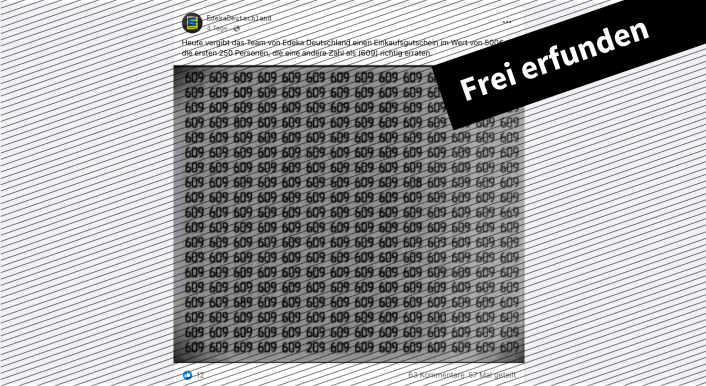 Gefälschtes Edeka-Gewinnspiel