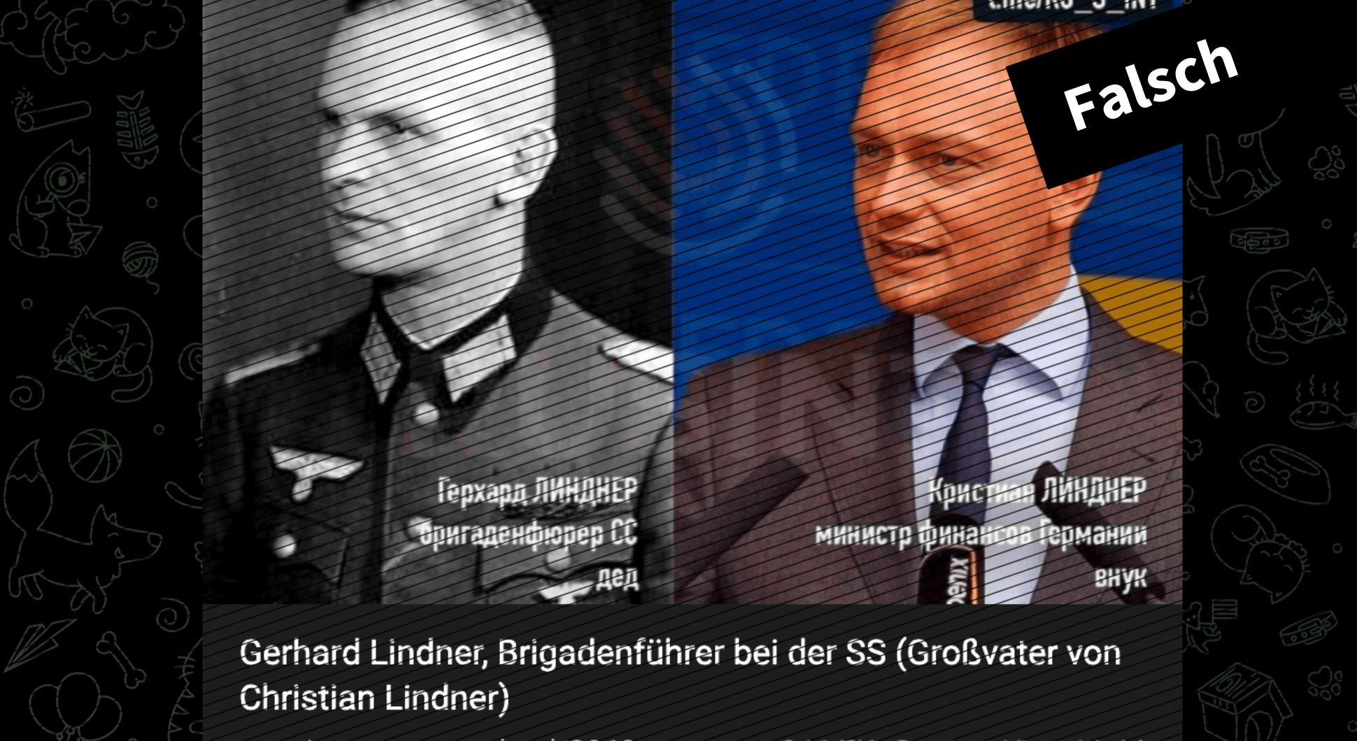 Nicht verwandt: Christian Lindner und Gerhard Lindner