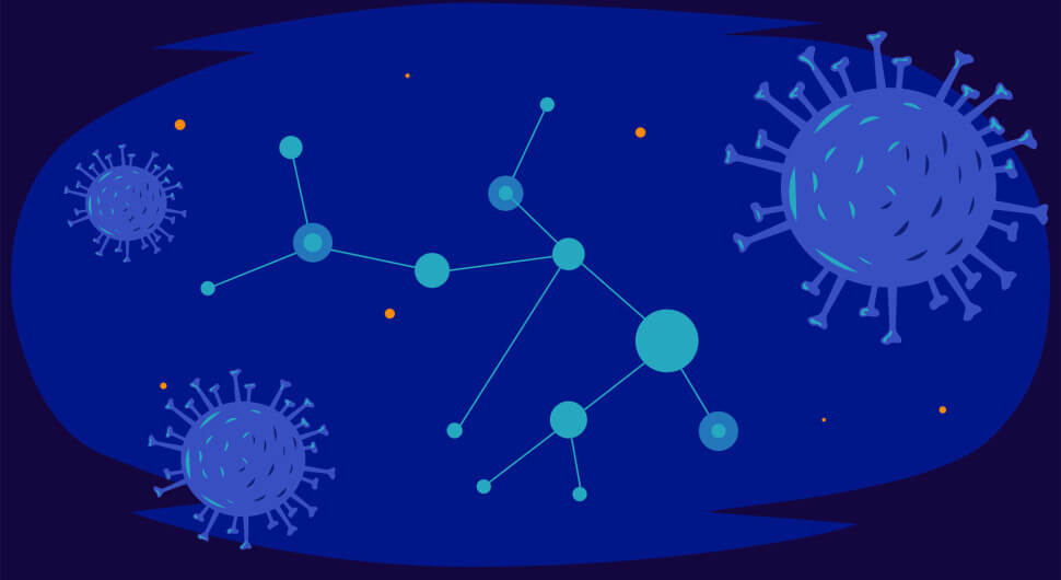 The European network of corona-deniers