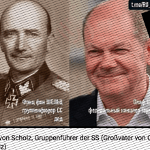 SS-Gruppenführer Fritz von Scholz und Olaf Scholz sind nicht verwandt