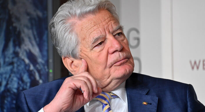 Foto des ehemaligen Bundespräsidenten Joachim Gauck