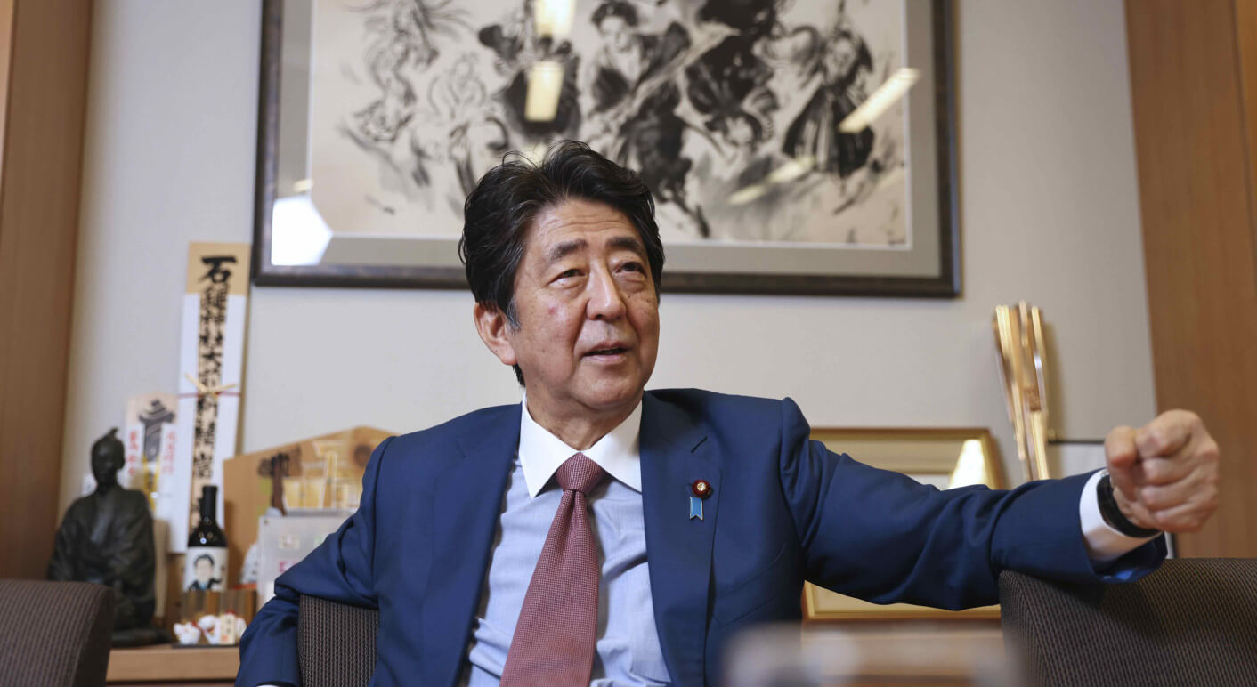 Former PM Shinzo Abe speaks about current world situation