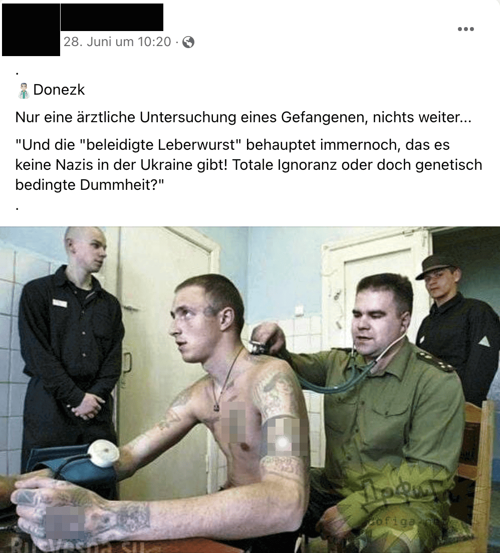 Gefangener in Belarus 2005