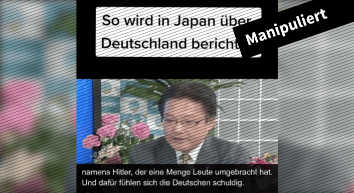 Video aus Japan wurde manipuliert mit falschen Untertiteln