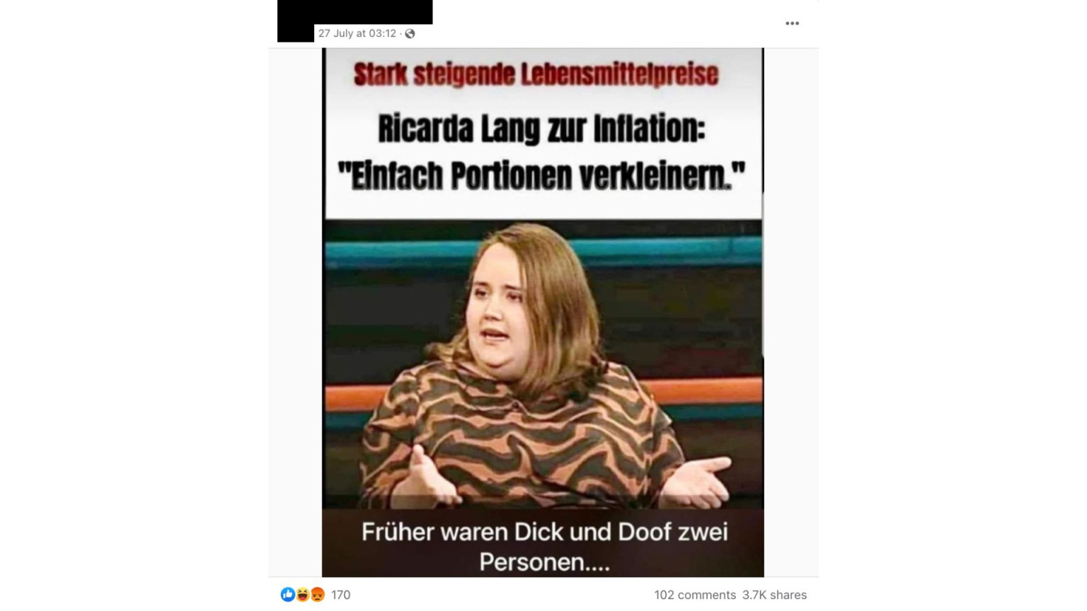 Erfundenes Zitat Zu Lebensmittelpreisen Wird Ricarda Lang Zugeschrieben