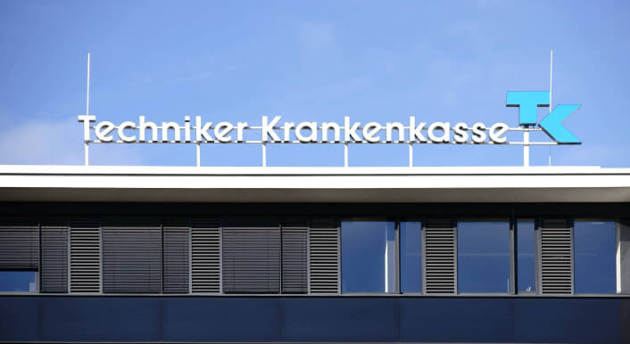 Gebäude einer Techniker Krankenkasse