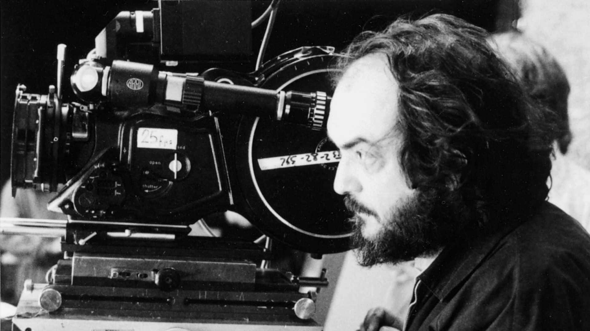 Stanley Kubrick am Filmset von „The Shining“