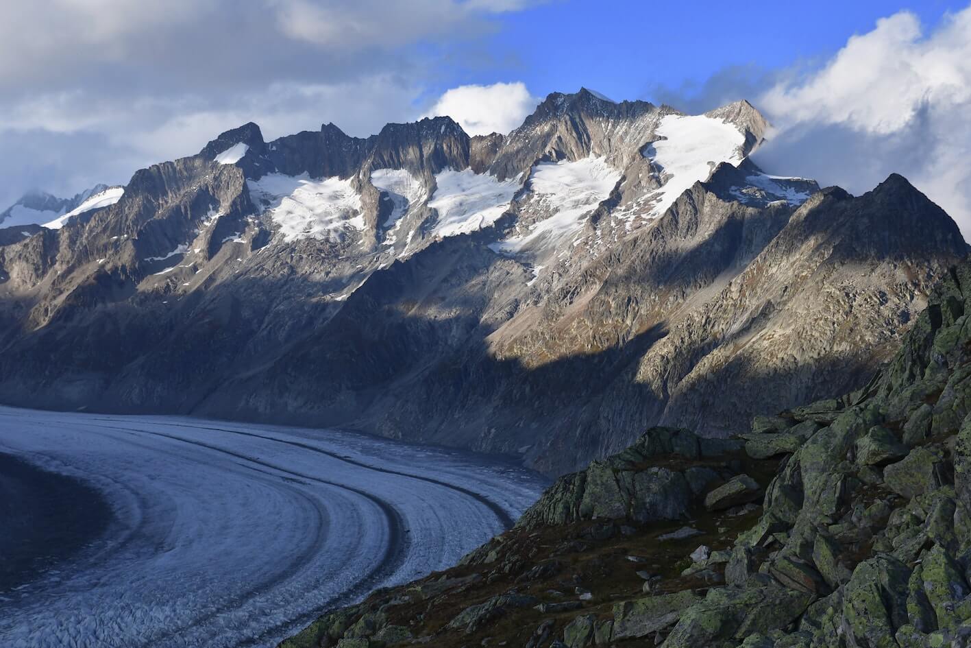 Gletscher in den Alpen