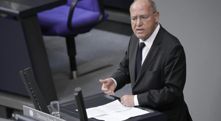 Gregor Gysi im Bundestag