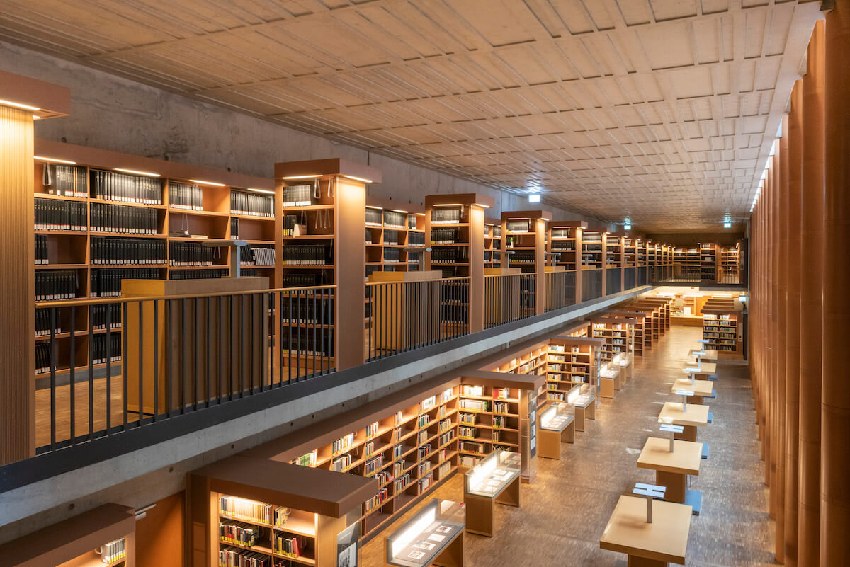 Innenansicht der Dresdener Staatsbibliothek