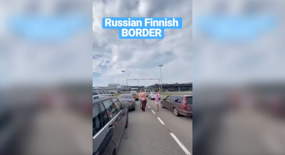 Ein Video vom 29. August an der Grenze zwischen Russland und Finnland wird in Sozialen Netzwerken aus dem Kontext gerissen