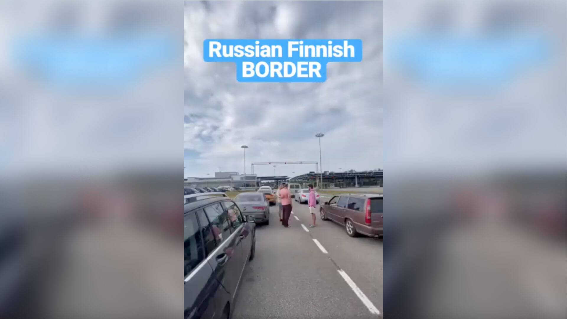 Ein Video vom 29. August an der Grenze zwischen Russland und Finnland wird in Sozialen Netzwerken aus dem Kontext gerissen