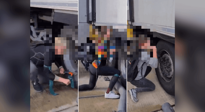 Diese Fotocollage verbreitet sich aktuell massenhaft auf Facebook. Sie zeigt eine Aktion der Gruppe Animal Rebellion in Großbritannien