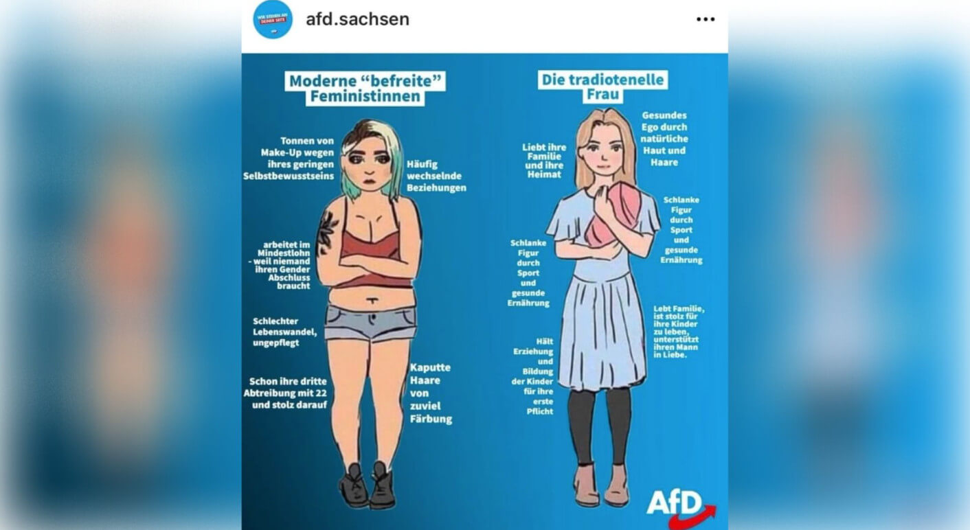 AfD-Sachsen-frauenfeindlich-Bild-Instagram