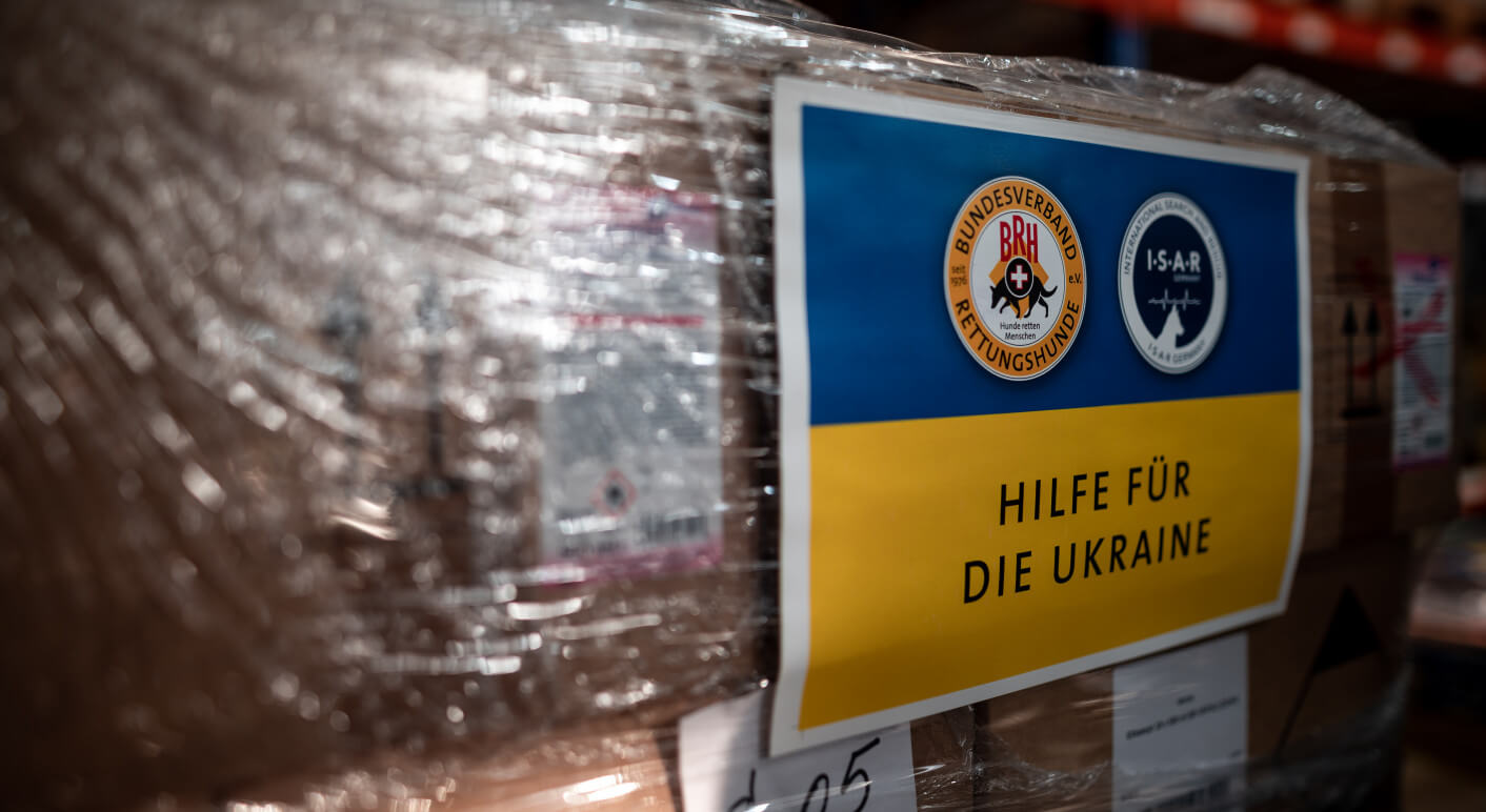 Ukraine-Krieg - Nordrhein-Westfalen - Transport mit Hilfsgütern