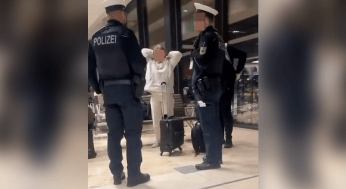 Ein Ausschnitt aus einem Video, das am Berliner Flughafen aufgenommen wurde.