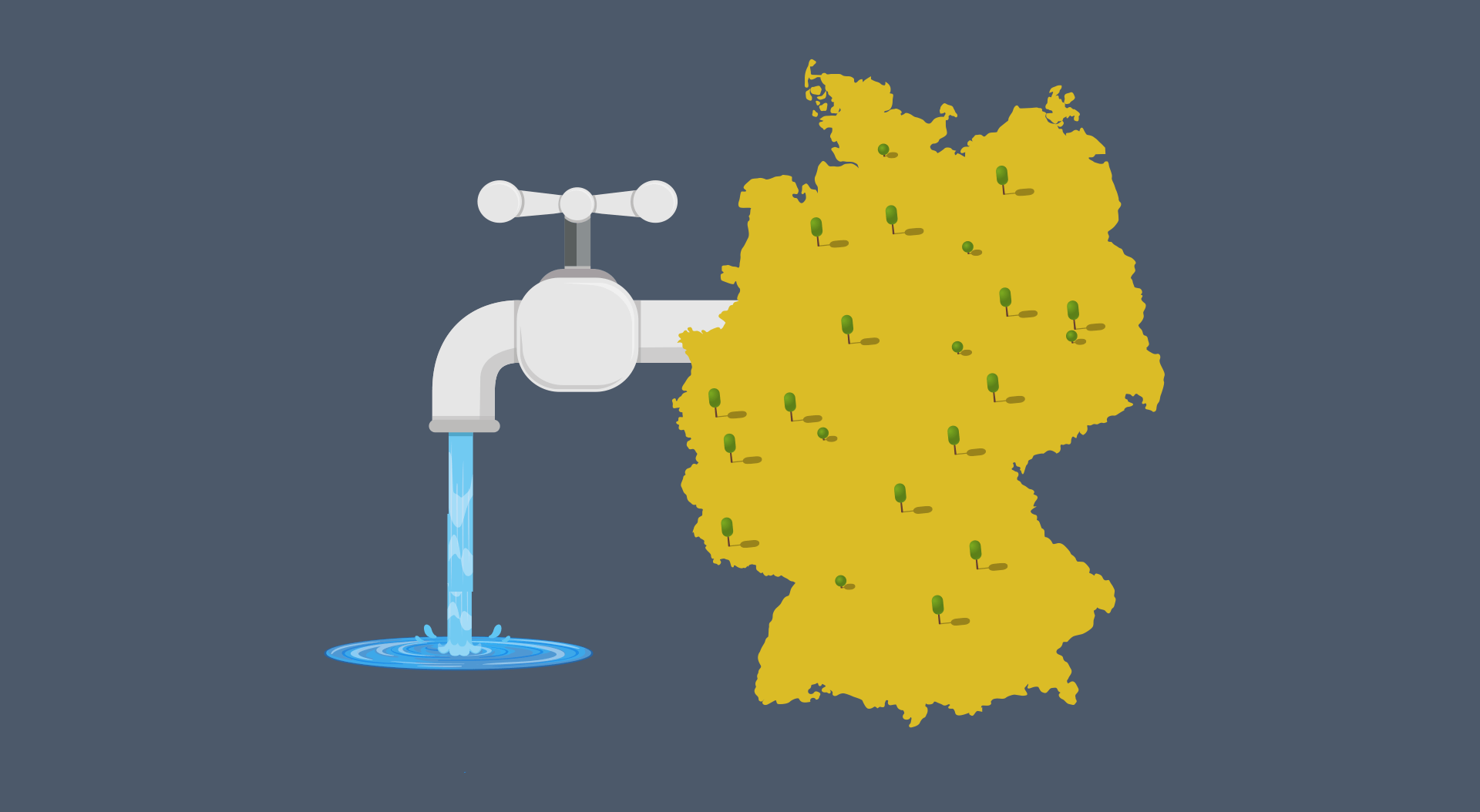 grundwasser bundesländer illustration