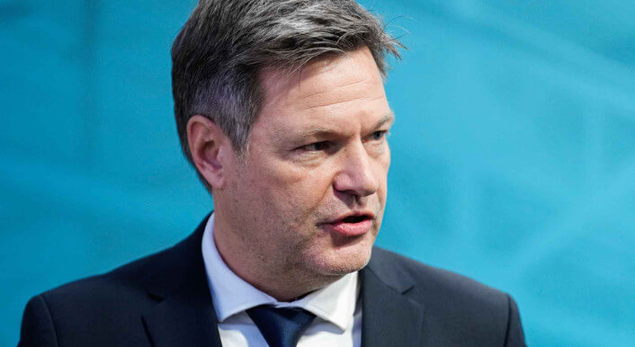 Robert Habeck am 29. November auf der Industriekonferenz 2022